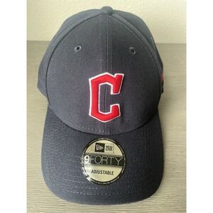 Cleveland Guardians New Era 9forty Hat Adult Adjustable Strap Blue Red NWT